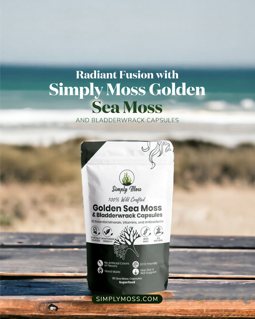 Golden Sea Moss and  Bladderwrack Capsules