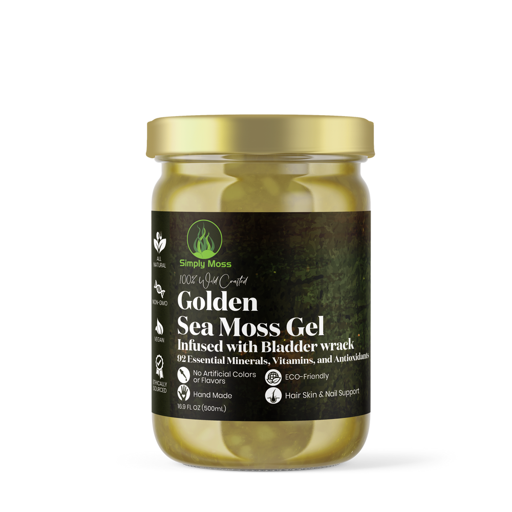 
                  
                    Golden Sea Moss Gel + Bladderwrack 500 ml 
                  
                