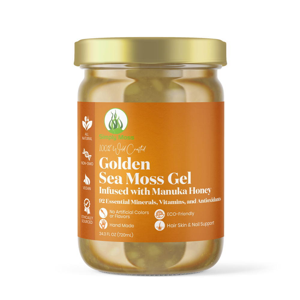 Golden Sea Moss Gel Infused With Manuka Honey