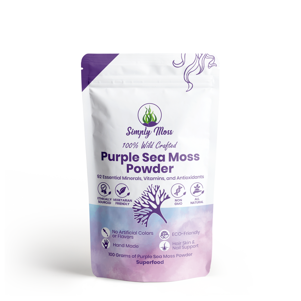 Purple sea moss powder
