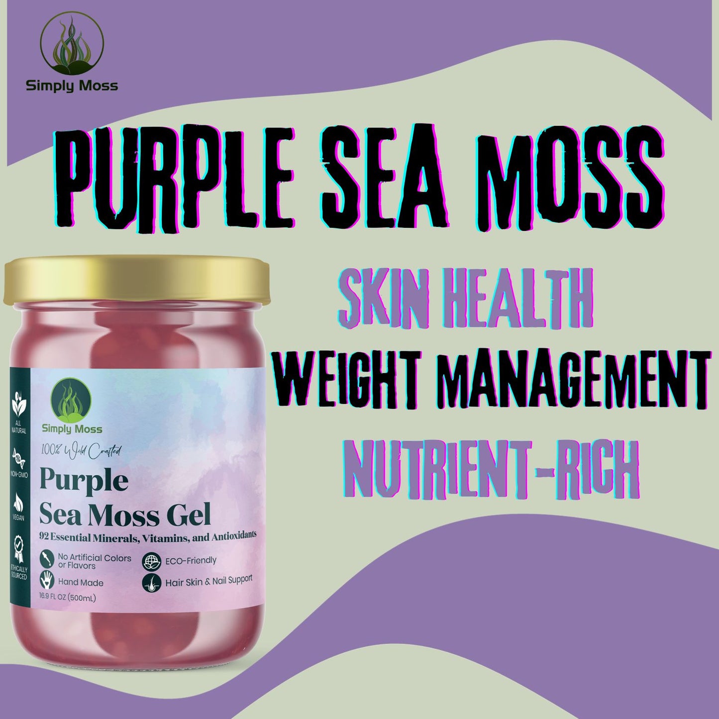 Purple Seamoss Gel – HEAL THY LIFE