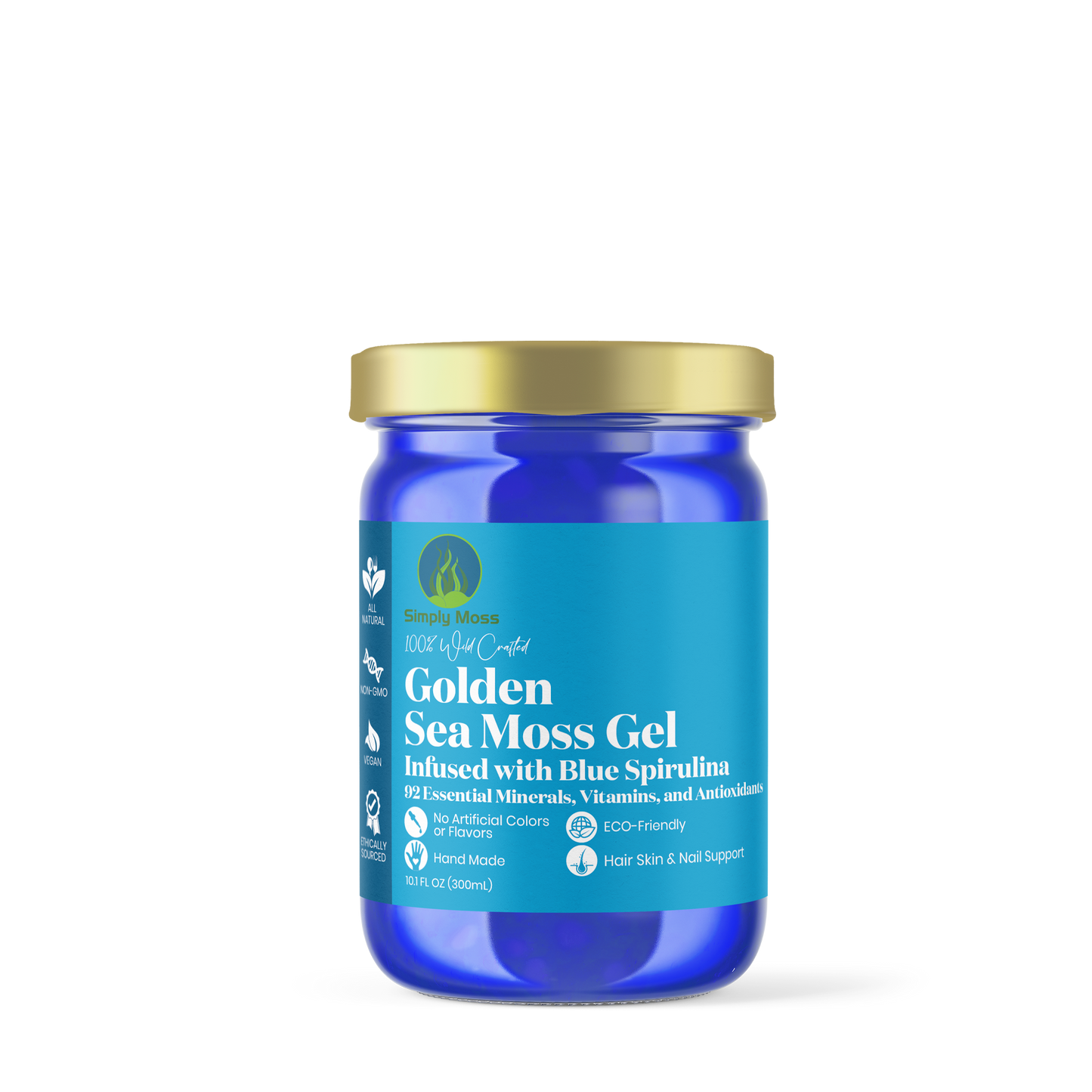 
                  
                    Golden Sea Moss Gel Infused with Blue Spirulina
                  
                